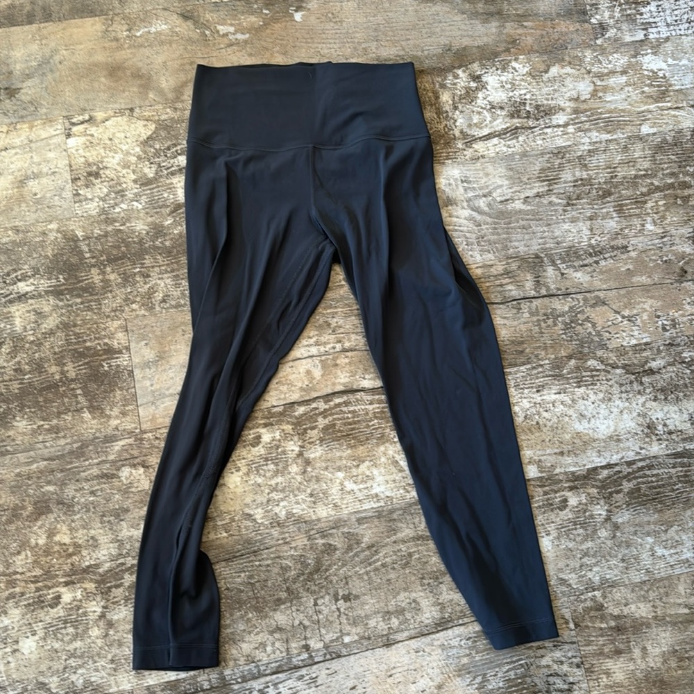 Dark grey lululemon align leggings size 8